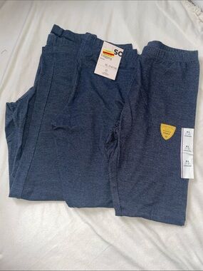 Kids Navy Blue Leggings - XL